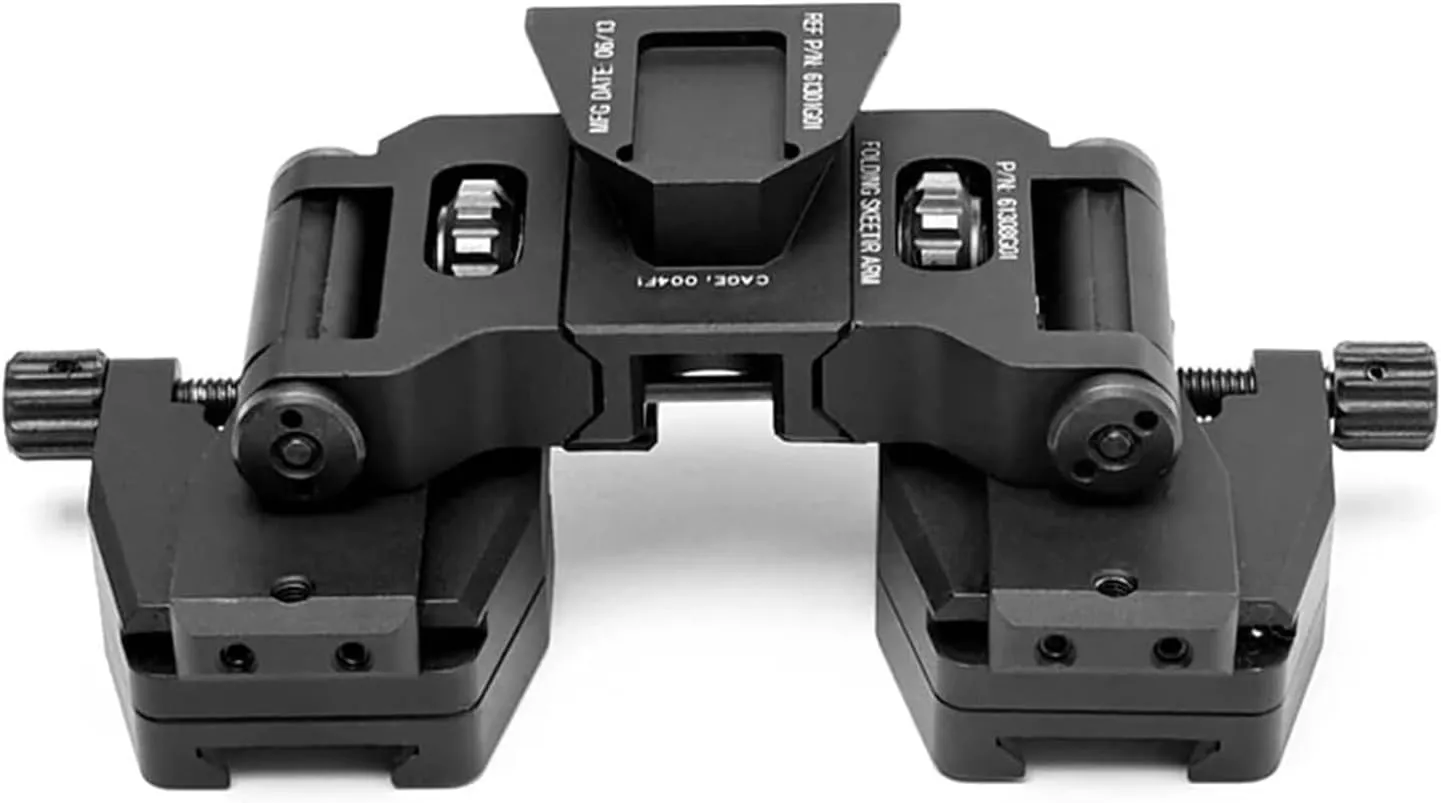 NVG30 NVG10 PVS-14 Binocular Bridge Mount Night Vision Goggles Bracket Metal Helmet Mounting Mount Multi-Function 90 Degree NVG Mount, Gold, Silver,Black