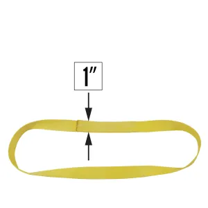 Nylon Lifting Sling - Endless - 1" x  3' - 4-ply