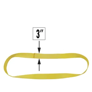 Nylon Lifting Sling - Endless - 3" x  8' - 3-ply
