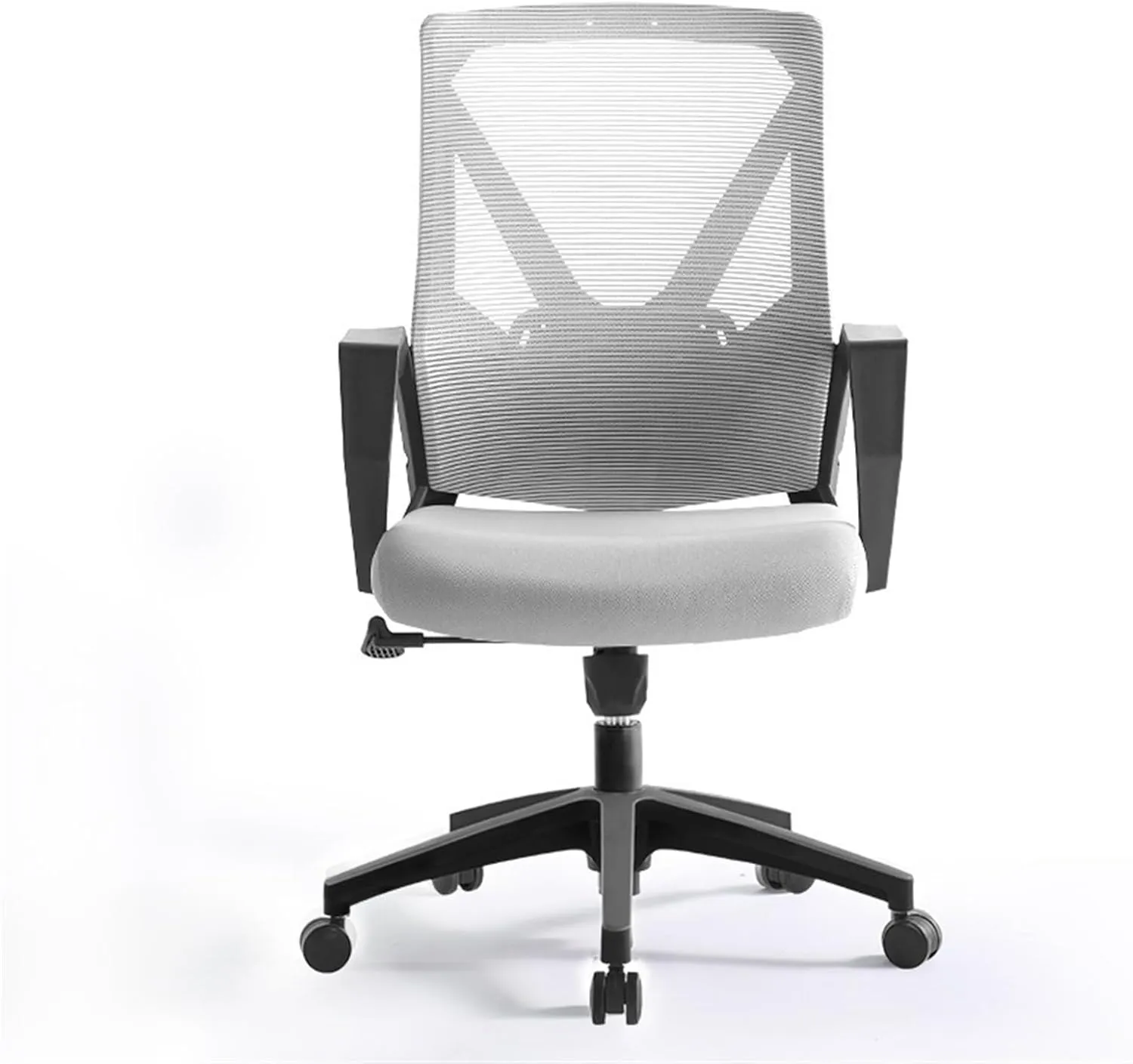 Office Chair Office ChairComfortable Home Swivel Office Chair Ergonomic Mid-Back Mesh Rolling Work Swivel Task Chairs with Wheels Study Conference ChairBackrest Chair for Desk(Gris)