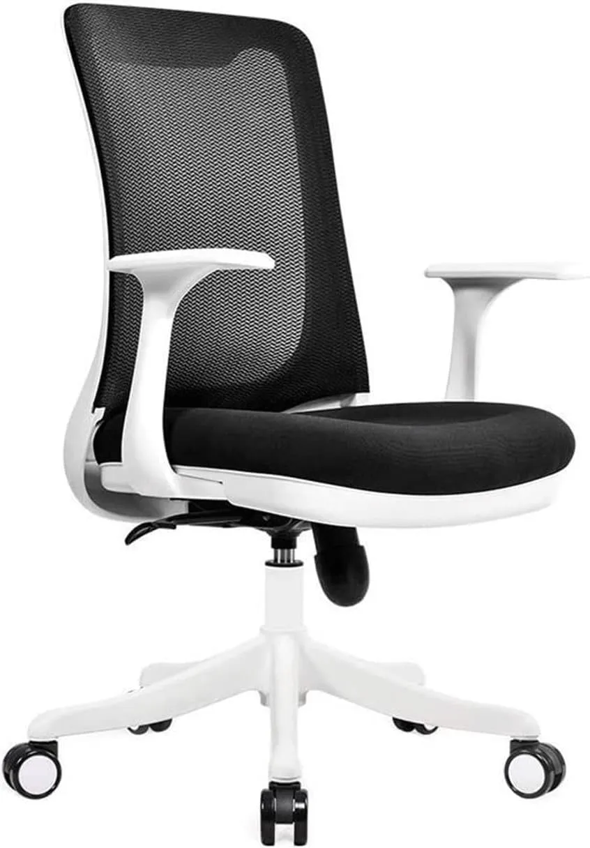 Office Desk Chair Household Computer Chair Ergonomic Mesh Office Chair High Back Desk Chair Breathable Mesh Adjustable Lifting Office Chair