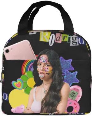 Olivia Songwriter Actress Rodrigo Large Leakproof Tote Lunch Box Bag Travel Leakproof Tote for Men