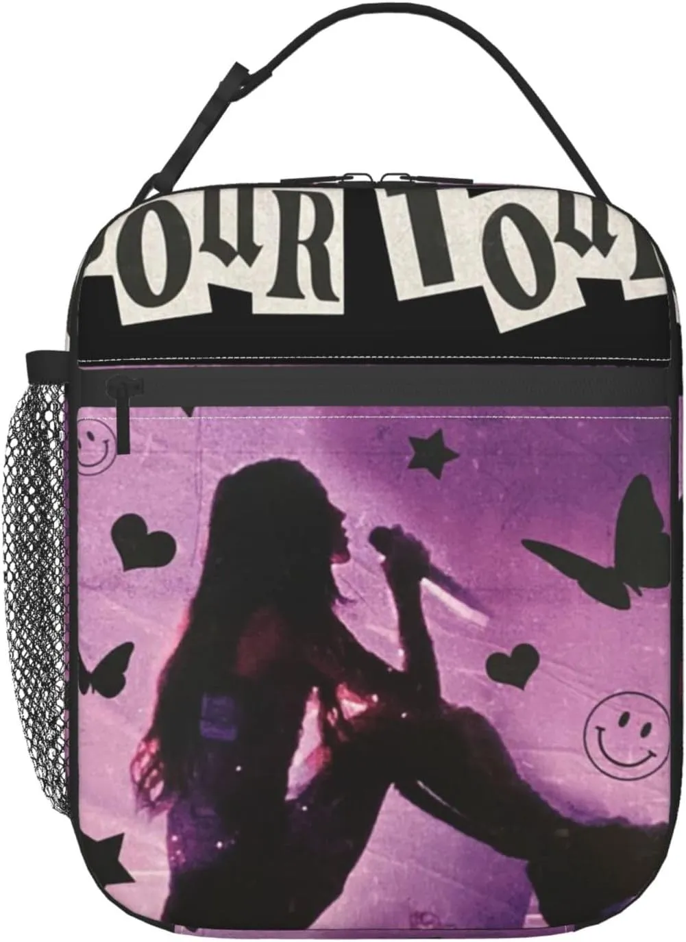 Olivia Songwriter Actress Rodrigo Portable Leakproof Tote Lunch Box Bag Travel Leakproof Tote Adult Lunch Bag for Men