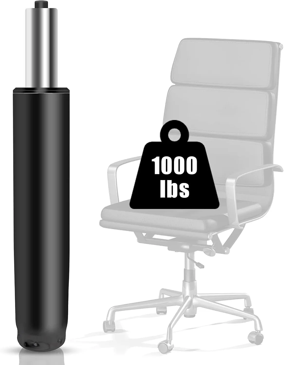 Omyoffice Office Chair Cylinder Replacement,Heavy-Duty Highest End Class 4 Hydraulic Pneumatic Piston, Universal Size Fits Most Chairs