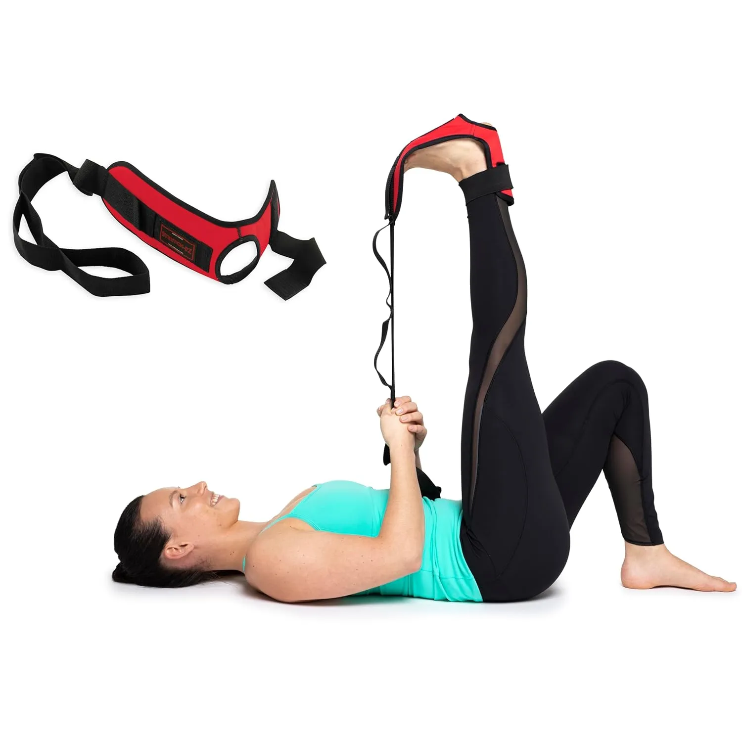 OPTP The Original Stretch-EZ, USA Made Top Choice Plantar Fasciitis Stretcher, Hamstring Stretch Strap and Achilles Tendon Stretcher, Stretching Strap for Physical Therapy