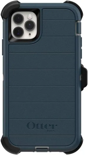 OtterBox Defender Series SCREENLESS Case Case for iPhone 11 Pro Max - Gone Fishin (Wet Weather/Majolica Blue)