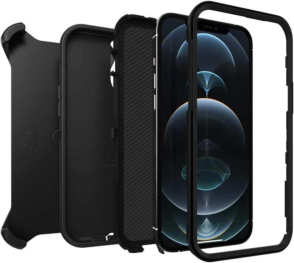 OtterBox Defender Series SCREENLESS Case Case for iPhone 12 Pro Max - Realtree Edge (Black/Realtree Edge Graphic)