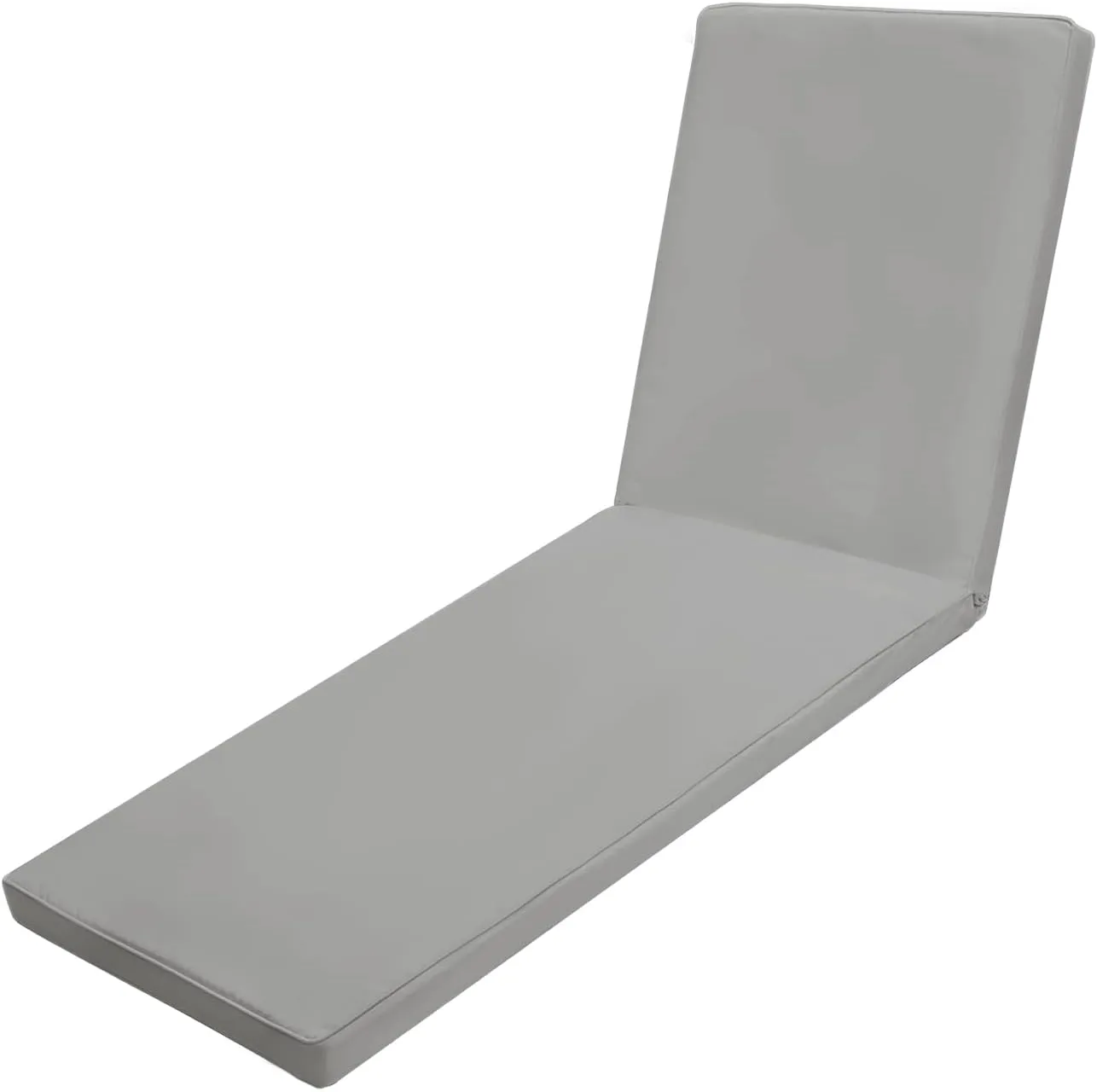 Outdoor Chaise Lounge Cushions for Patio, 71"x22"x3" Lounge Chair Waterproof Replacement Seat Cushions for Outdoor Furniture (Grey, 1 Pcs)