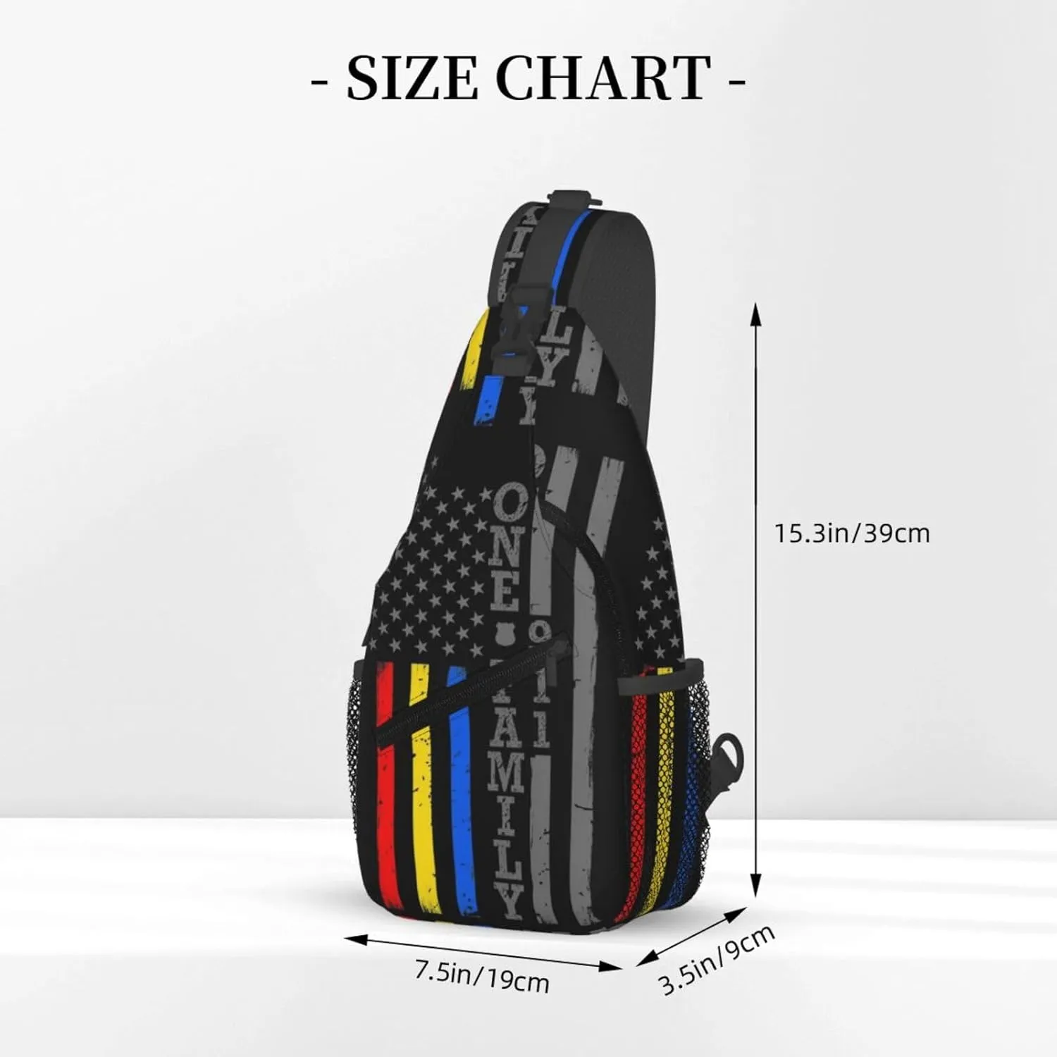 Panamanian Girl Messy Hair Sunglasses Panama Pride Sling Bag Adjustable Chest Bags Crossbody Bag Shoulder Backpack