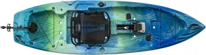 Perception Crank 10 | Sit on Top Pedal Kayak | Adjustable Lawn Chair Seat | 10'
