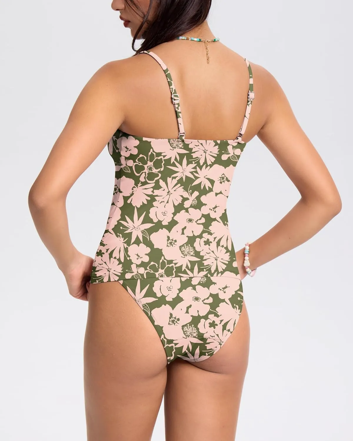 Period Swimwear Two Piece Tankini Sets Menstrual Leakproof Swimsuits Bathing Suit for Teen Girls
