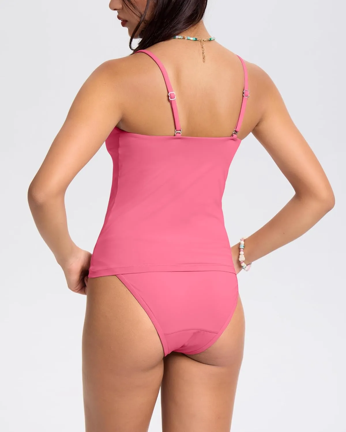 Period Swimwear Two Piece Tankini Sets Menstrual Leakproof Swimsuits Bathing Suit for Teen Girls