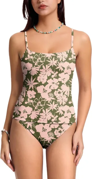 Period Swimwear Two Piece Tankini Sets Menstrual Leakproof Swimsuits Bathing Suit for Teen Girls