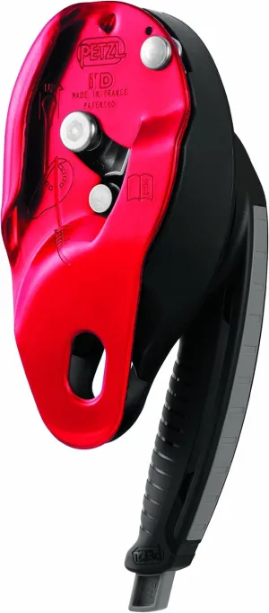 PETZL - I'd L, Self-Braking Descender for Rescue, Red