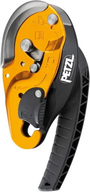 PETZL - I'd S, Self-Braking Descender, Yellow
