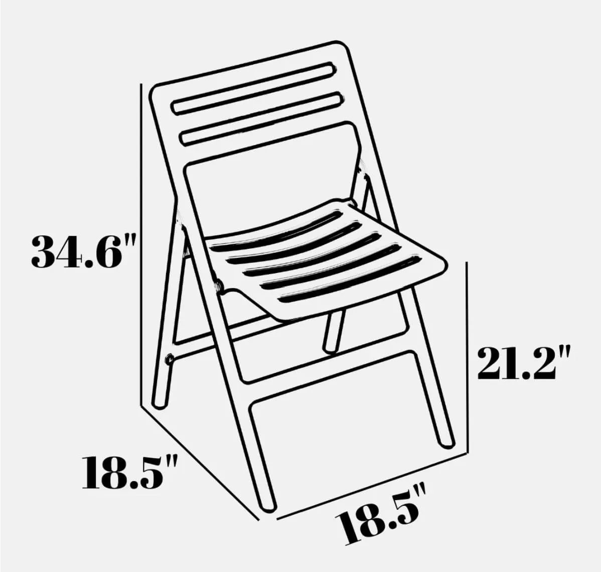 Picnic Folding PP Chair - Lightweight, Portable Outdoor Seat with Comfortable Backrest, Weather-Resistant & Stackable for Easy Storage, Ideal for Picnics, Camping, Barbecues, and Patio (Orange)