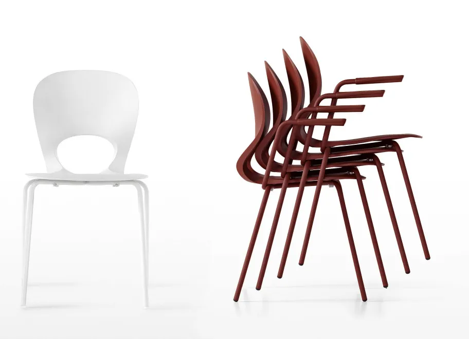 Pikaia Four Leg Stackable Chair - Pack of 4