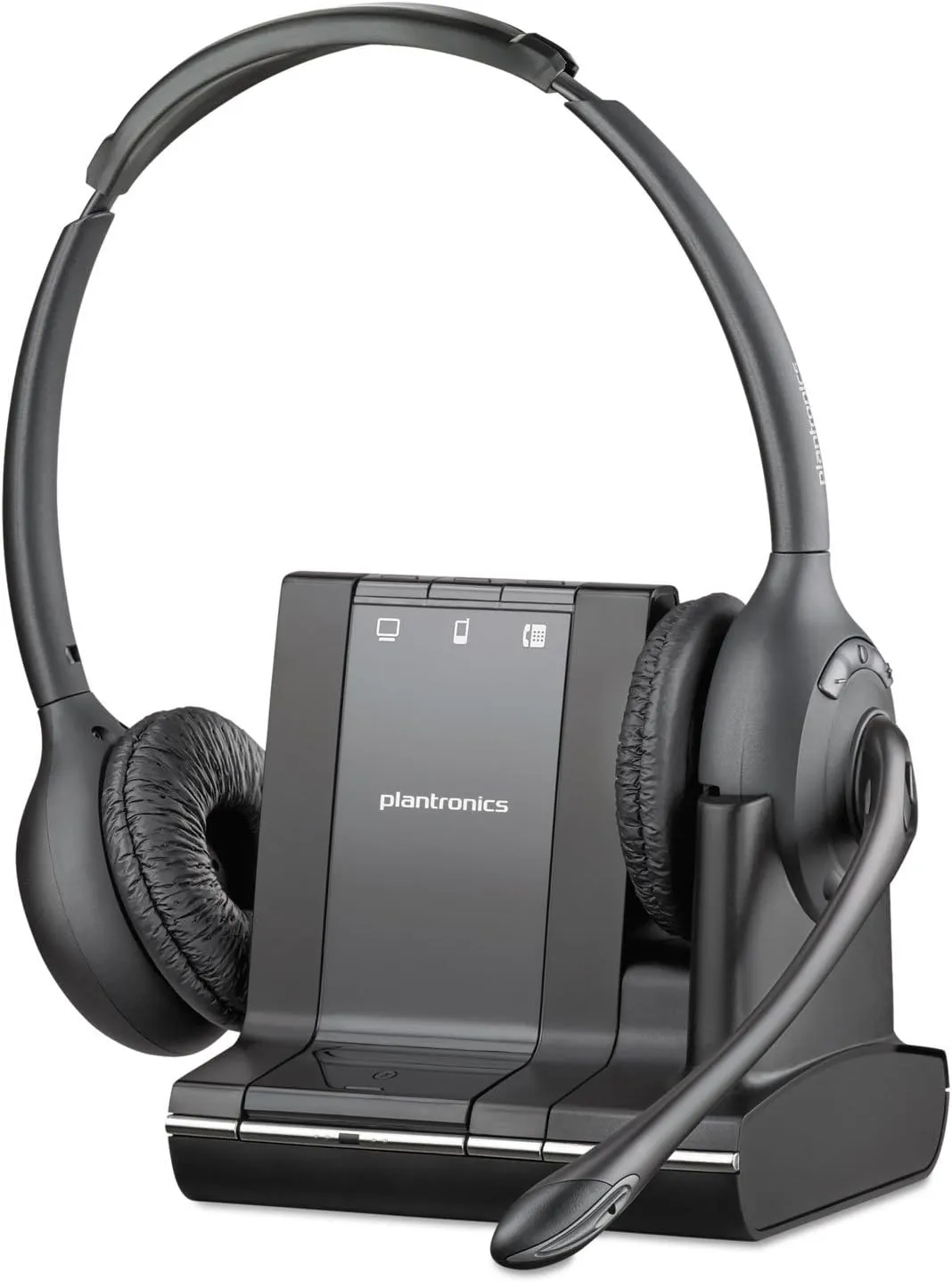 Plantronics Savi W720 Multi-Device Wireless Headset System - US Warranty - Black