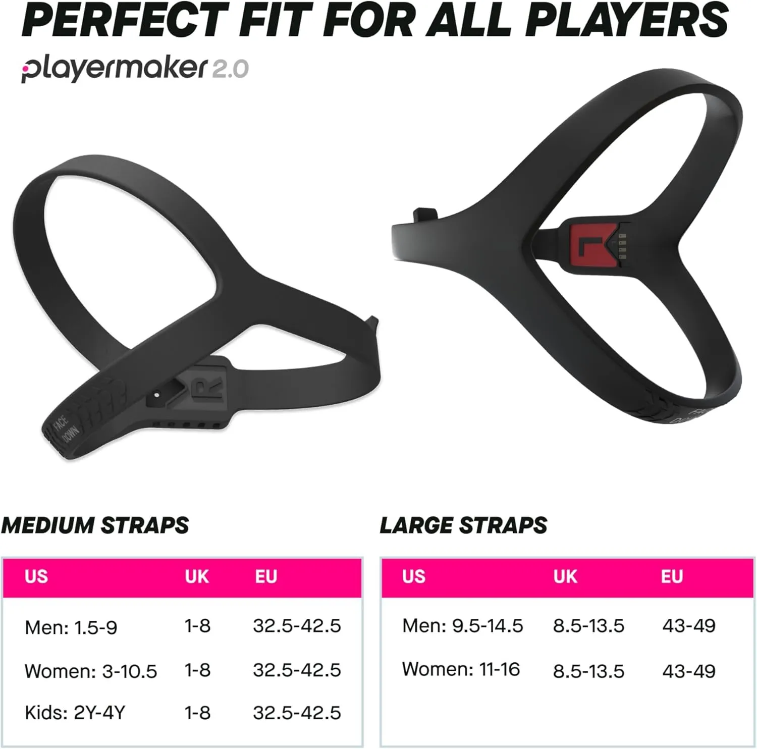 Playermaker 2.0 Smart Soccer Tracker for Cleats, 25  Technical & Physical Soccer Training Metrics, 12 Month Access to Playermaker Technology App Included, Next-Level Precision Beyond GPS Trackers