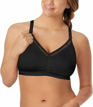 PLAYTEX Women's Maternity & Nursing Pretty T-Shirt Wirefree Bra Us3002