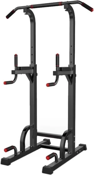 Power Tower - Home Gym Adjustable Multi-Function Pull Up Bar Stand Workout Station