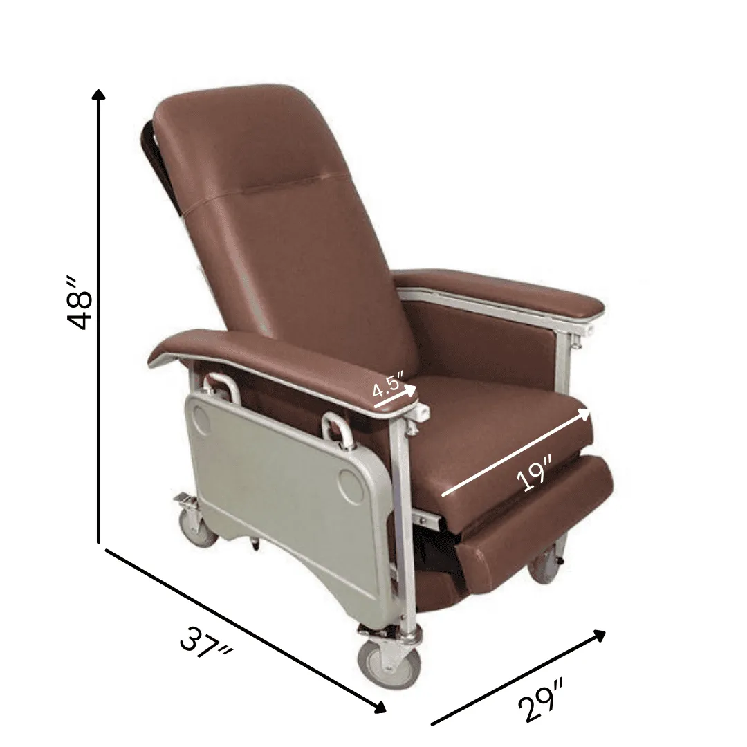 [Pre Order] Mobile Recliner Geriatric Chair with Tray (ETA June 2025)