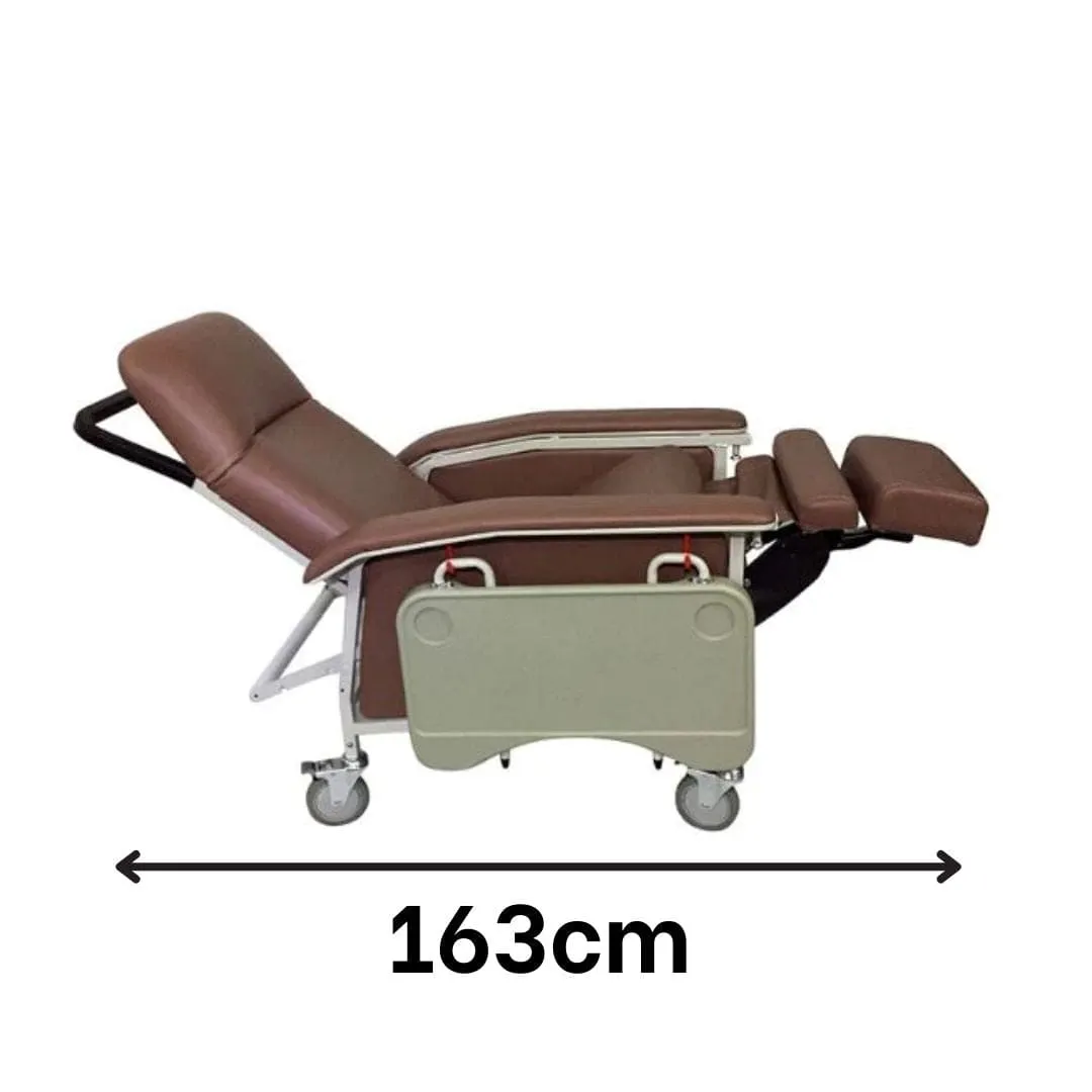 [Pre Order] Mobile Recliner Geriatric Chair with Tray (ETA June 2025)