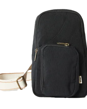 Premium Surf Sling Bag in Charcoal