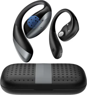 PSIER AI Language Translation Earbuds, 134 Language Real-Time Translator Earbuds Audifonos Traductores Inglés Español for Travel Business Learning, Bluetooth 5.4 Translator Device with APP, Black