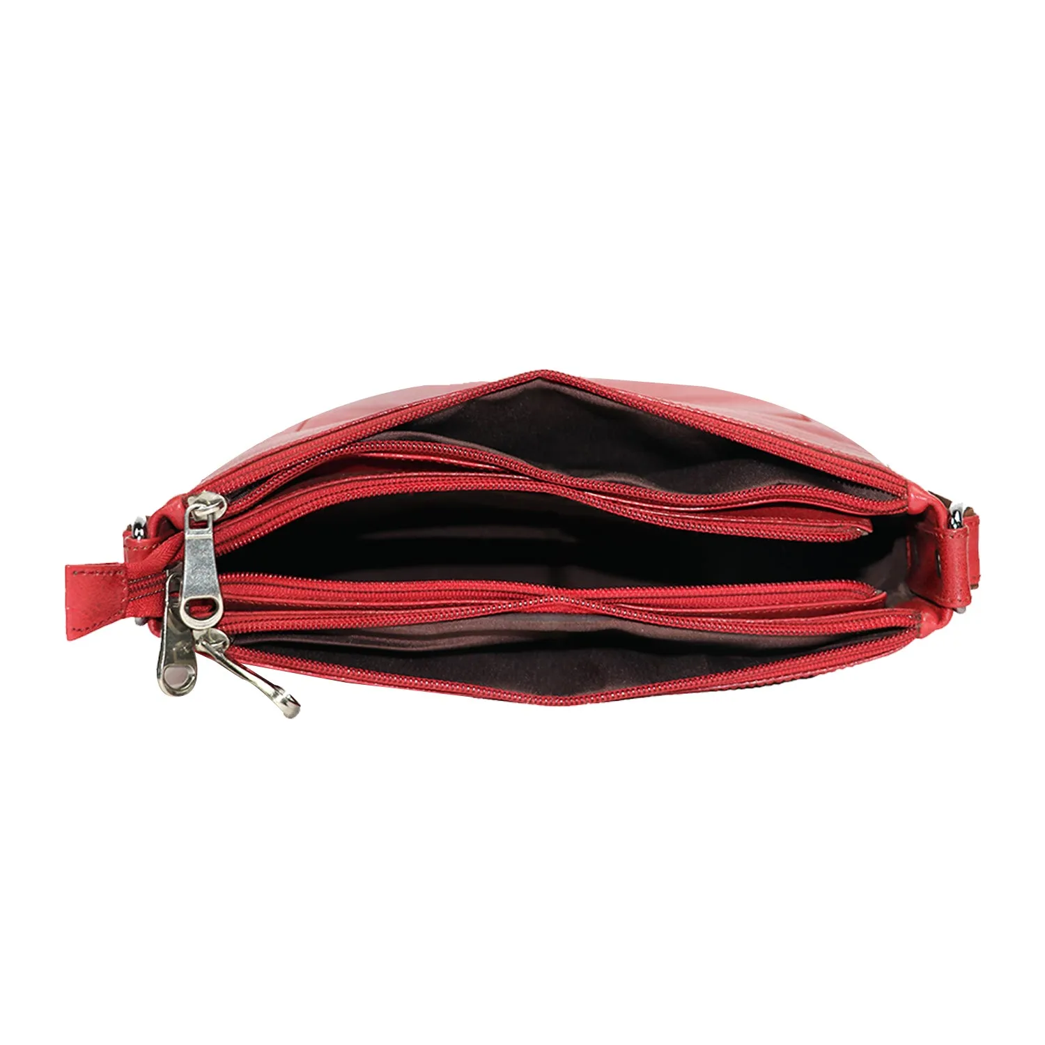 PU Leather Crossbody Bag – Vintage Everyday Sling Bag