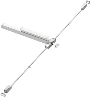 Push Bar Stainless Steel Commercial Emergency Exit Bar Panic Exit Device Panic Bars for Exit Doors Suitable for Wood and Metal Doors Vertical Function
