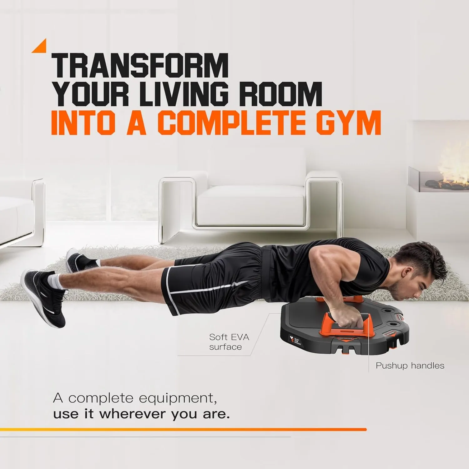Push Up Board, Workout Equipment Home Gym,Exercise Equipment,Pushup Stands Strength Training,Portable Multi Function Foldable 20 in 1 Pull Up Bar Fitness