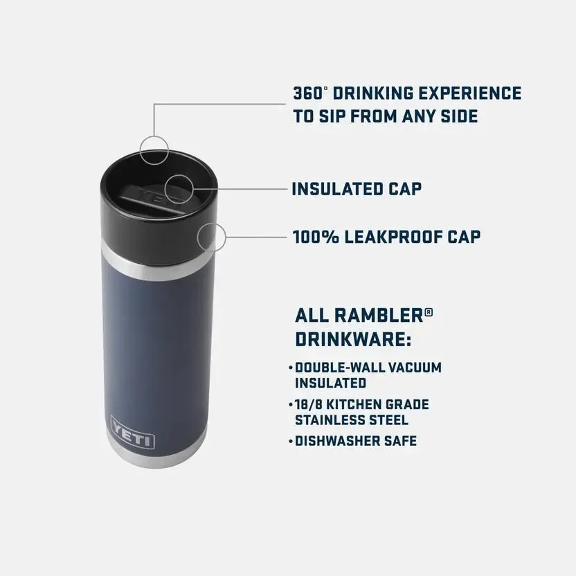 Rambler® 18 oz (532 ml) HotShot™ Bottle - Rescue Red