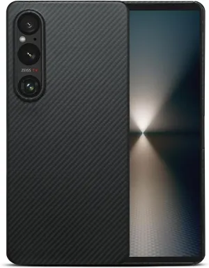 Rare 600D Premium Aramid Carbon Fiber Case for Sony Xperia 1 VI (Black)