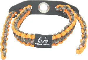 Realtree® Paracord Archery Bow Wrist Sling - 100% Full Grain Leather 550 Paracord