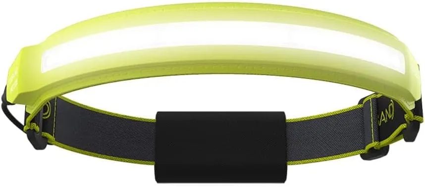 Rechargeable LED Headlamp - Liteband PRO 1000 Lumens Super Bright Head Lamp, Battery Powered Tactical Headlamps, Camping, Running, Hard Hat Light, Best Rated Hands Free Forehead Flashlight, Yellow