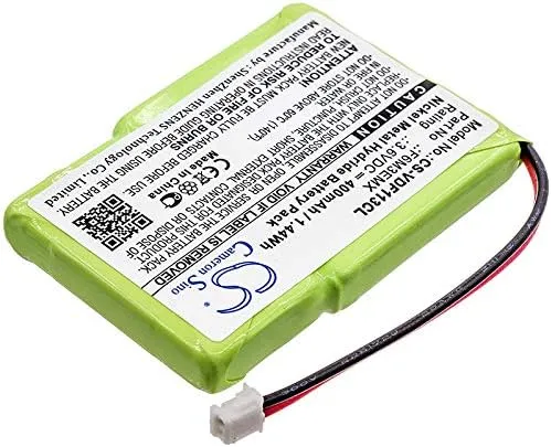 Replacement Battery Compatible with Agfeo Dect 20, Part Number: McNairF6M3EMX 400mAh/3.6V