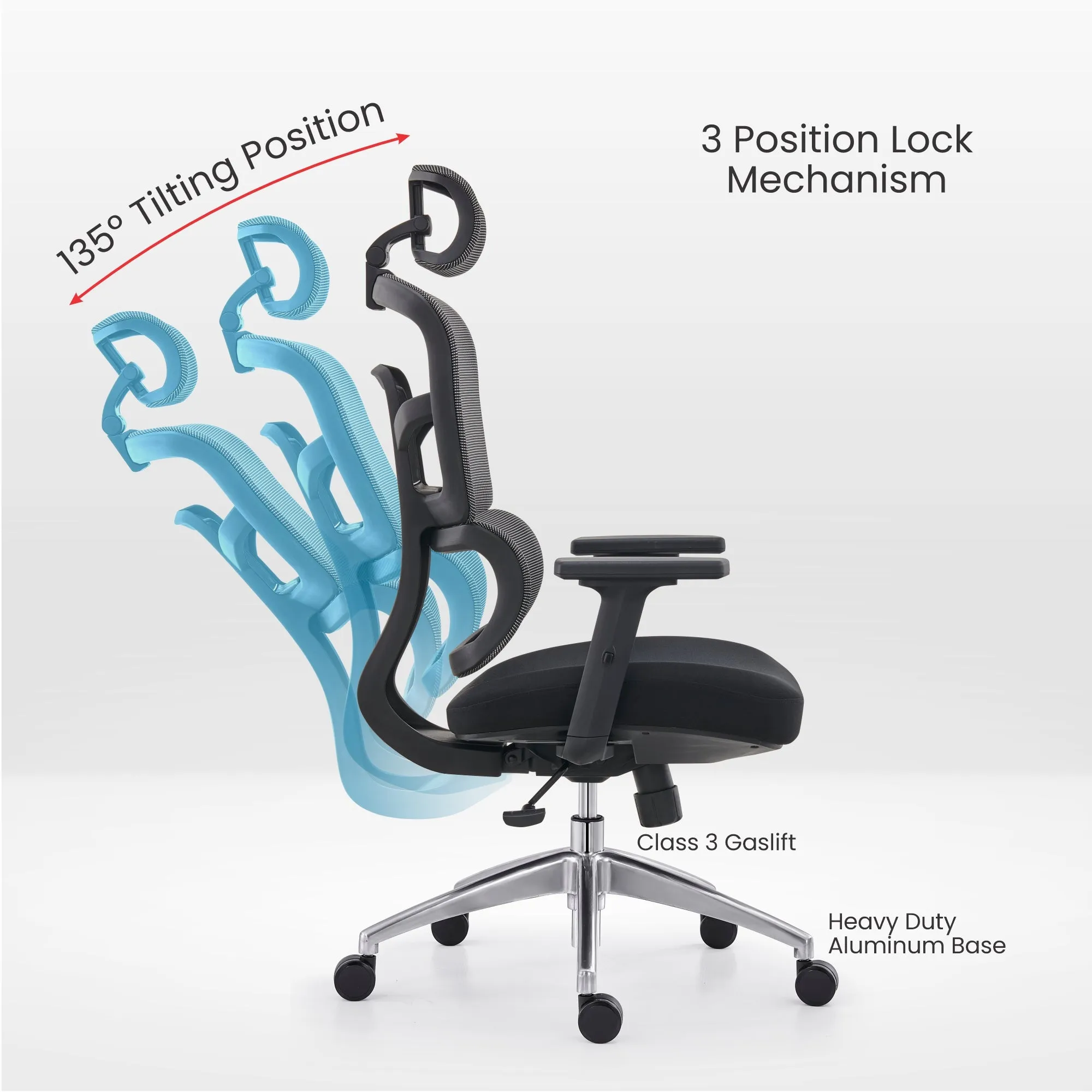 Rocket Ergonomic Chair: Blast Off to Productivity and Comfort