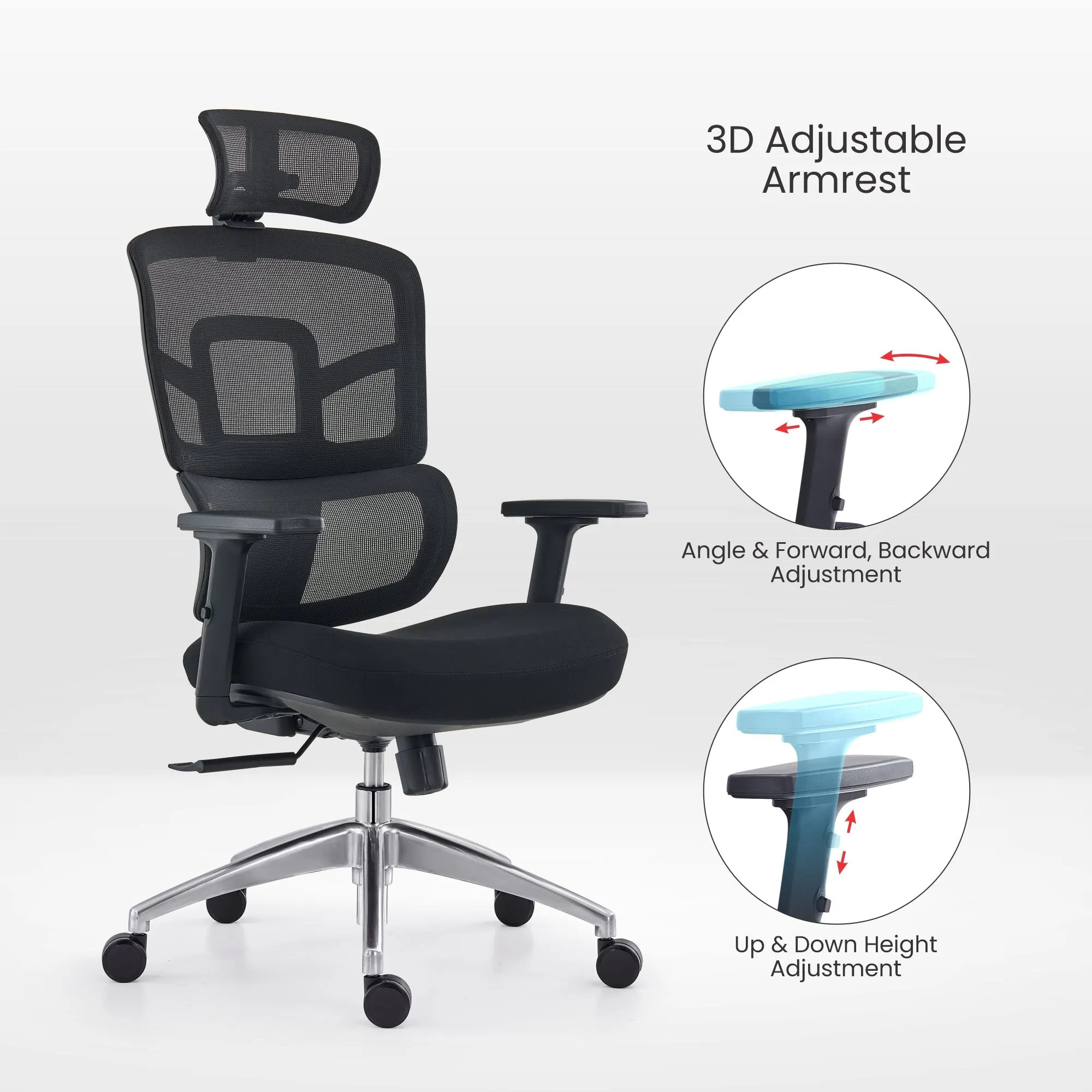 Rocket Ergonomic Chair: Blast Off to Productivity and Comfort