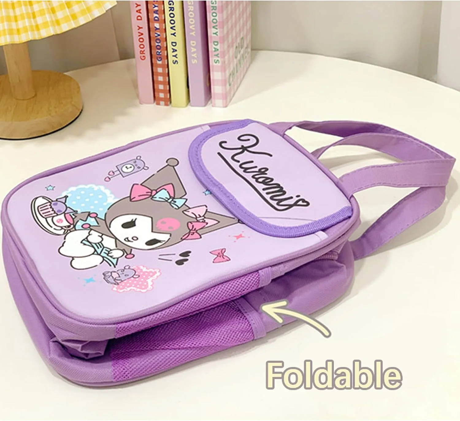 Roffatide Anime Pochacco Lunch Bag for Man Woman Leakproof Lunch Box Large Compartment Heat Preservation for Cold Two Applicable Lunch Container Tote for Work Travel Green