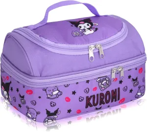 Roffatide Handbag for Man Woman Leakproof Large Compartment Food Container Tote for Work Travel Purple