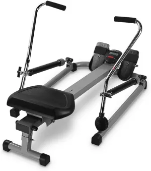 Rowing Machines Multi-Function Rowing Machine Fitness Equipment Double Resistance Adjustment Home Silent Hydraulic Paddle Aerobic Exercise