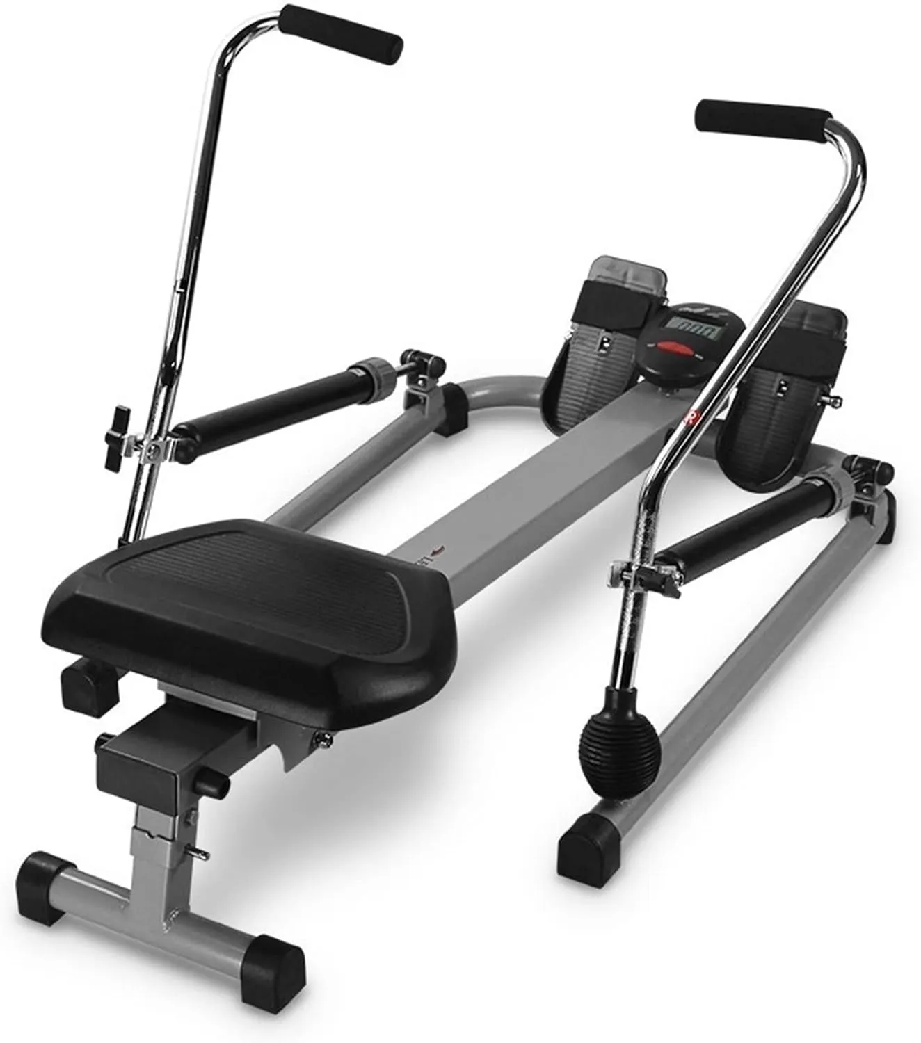 Rowing Machines Multi-Function Rowing Machine Fitness Equipment Double Resistance Adjustment Home Silent Hydraulic Paddle Aerobic Exercise