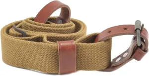 Russian 91/30 Mosin Nagant Rifle Sling Dated 1943 Dark Khaki