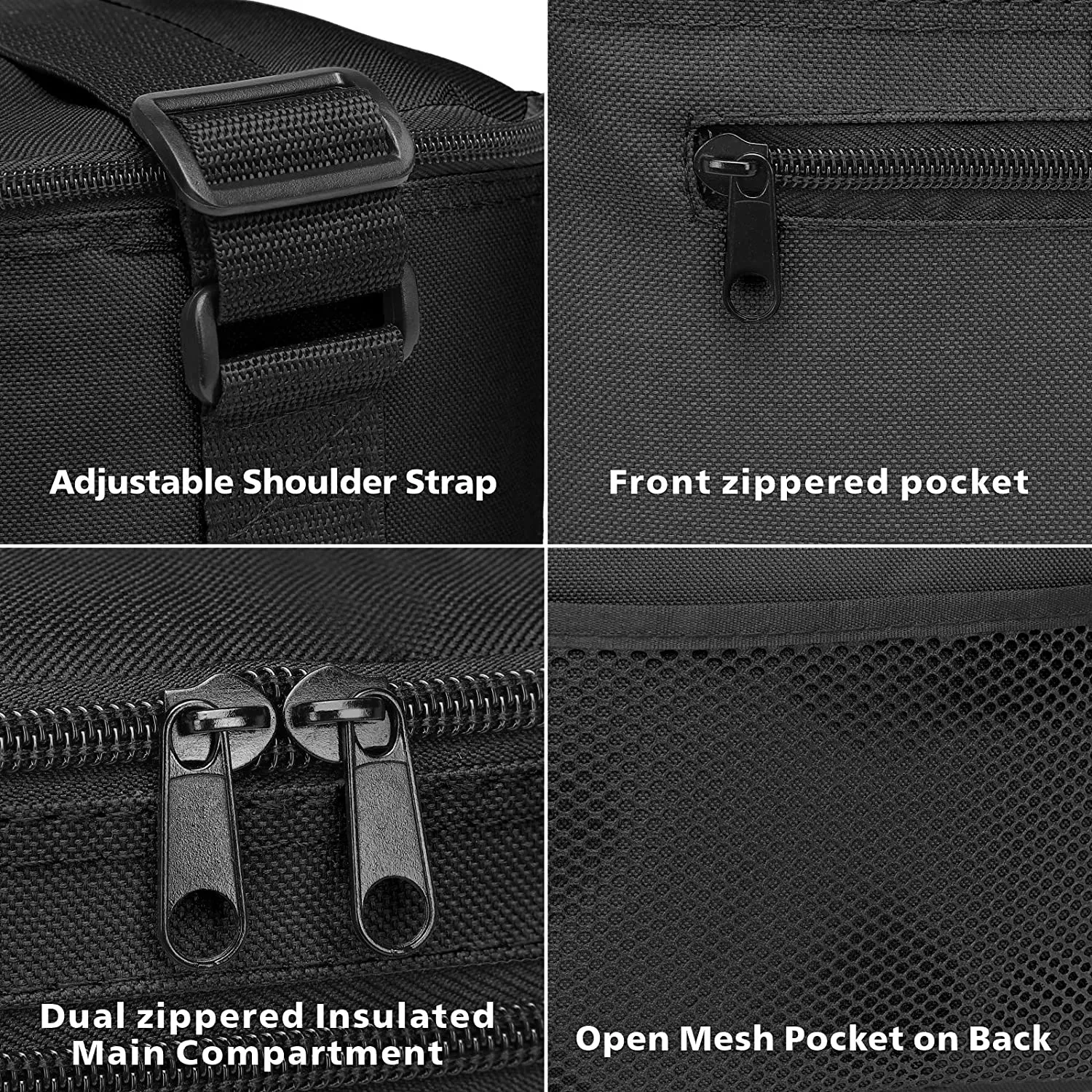 Rynx | Insulated Lunch Box, Airbuyw 6 Boxes Small Leak-proof Insulated Cooler Tote Container Lunch Box Package With Adjustable Strap For Women Men