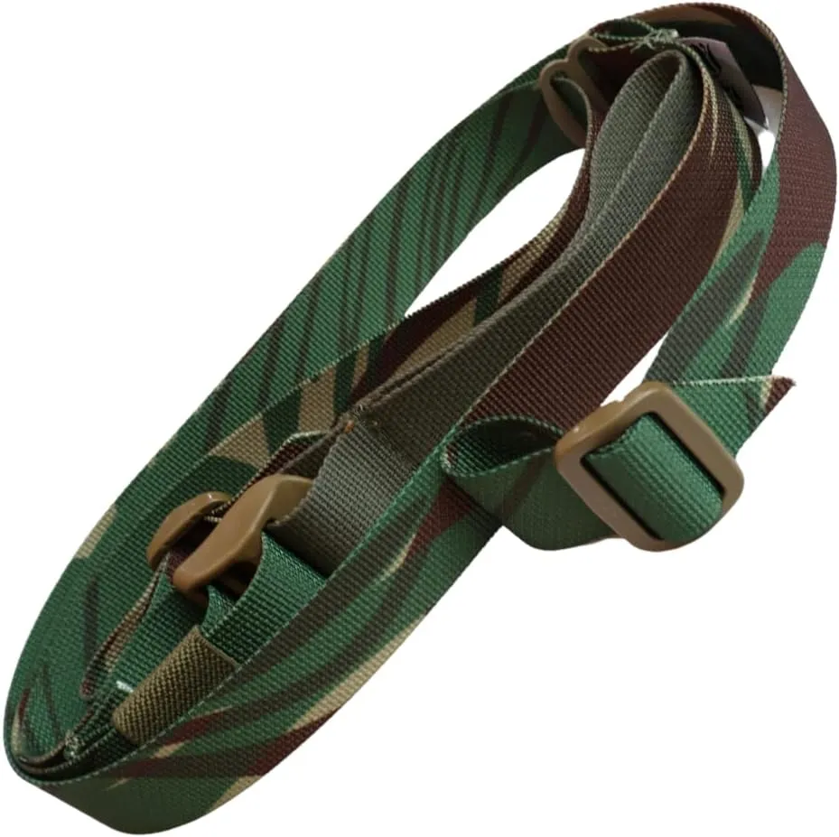 Sable Defense USA 2 Point Rifle Sling, Rhodesian Brushstroke Quick Adjust Gun Sling with Tactical Rifle Sling for Rifle Shotgun and Crossbow, Hunting and Outdoor Sports