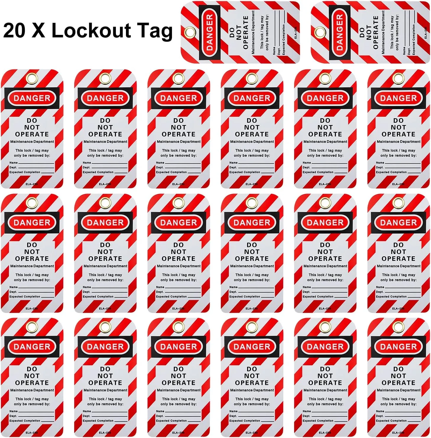 SAFBY Circuit Breaker Lockout Device - Lockout Tagout Kit 20 PCS Breakers Lockout Universal Electrical for Loto Station Lock Out Tag Out Set(20 pcs Universal Single and Multi Pole)