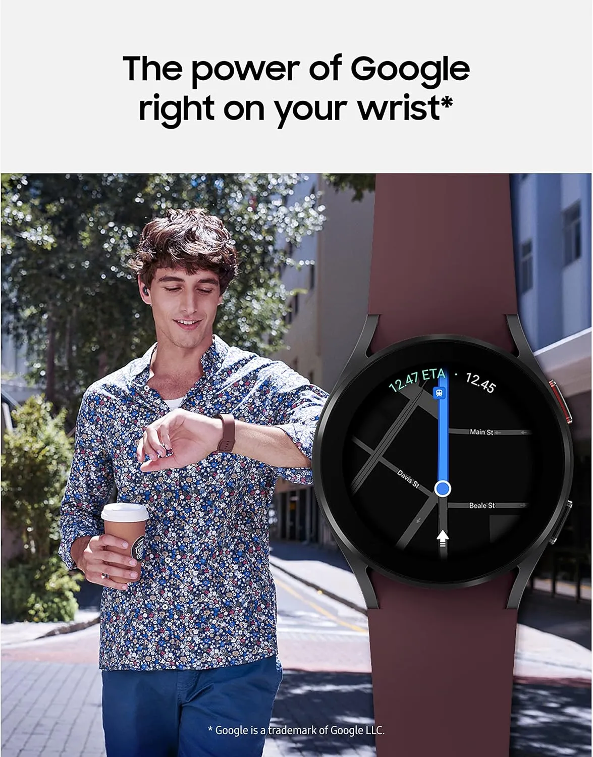 SAMSUNG Galaxy Watch 4 40mm Smartwatch with ECG Monitor Tracker for Health, Fitness, Running, Sleep Cycles, GPS Fall Detection, LTE, US Version, Black
