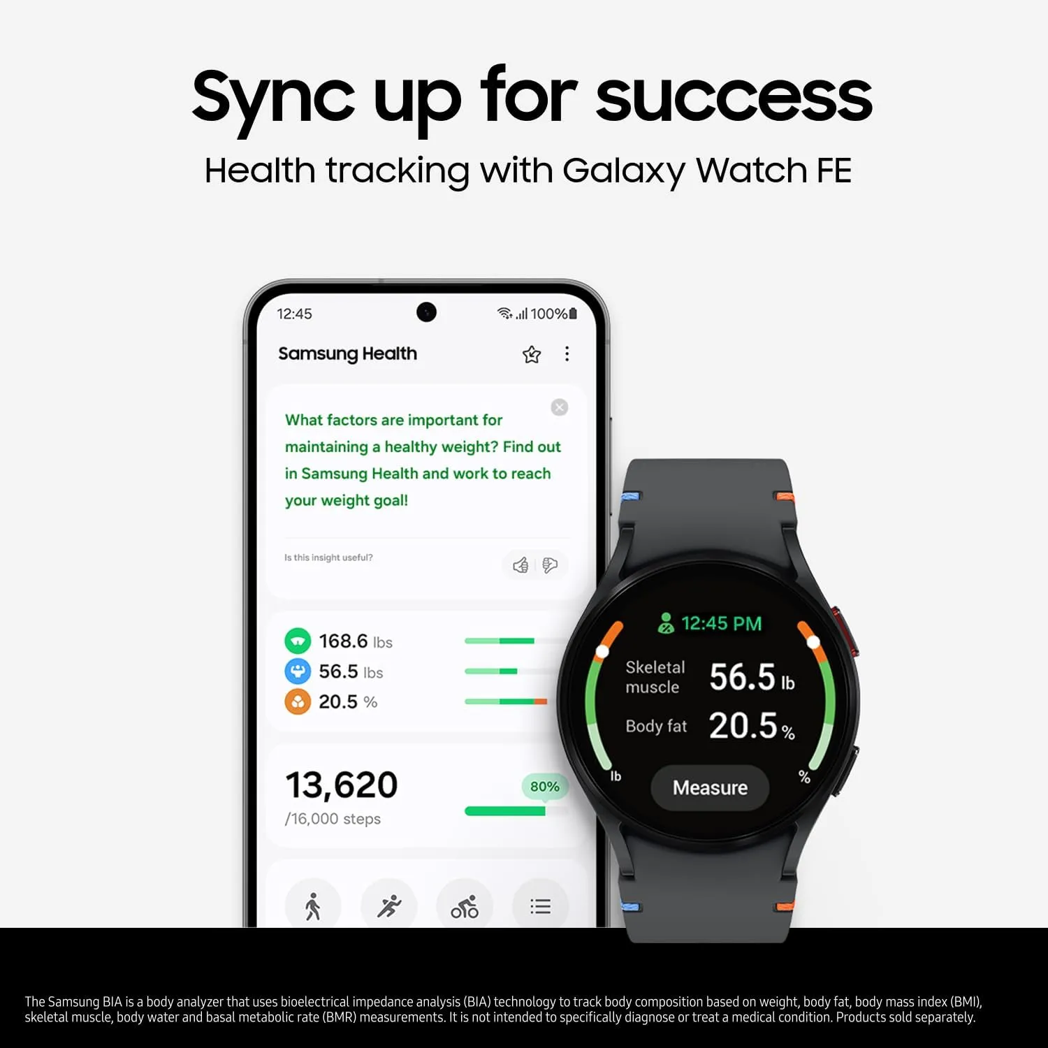 Samsung Galaxy Watch FE 40mm Bluetooth AI Smartwatch w/Fitness Tracking, BIA Sensor, Personalized HR Zones, Heart Rate Tracker, Sleep Monitor, 2024, Black [US Version, 1Yr Manufacturer Warranty]