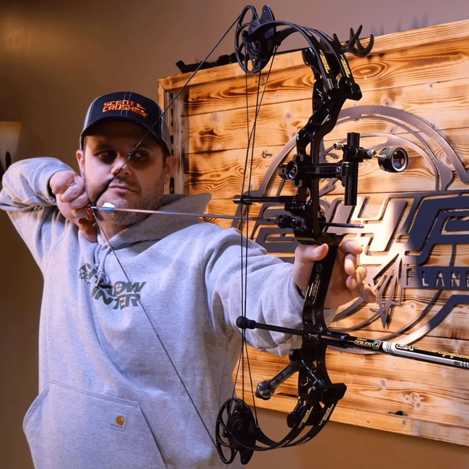 Sanlida Hero X8 Junior Professional- Grade Standard Target Compound Bow and Arrow Kit with Target Accessories for Competition for Juniors, Youths, Ladies/Limited Life-time Warranty/7-35Lbs/14-60Lbs